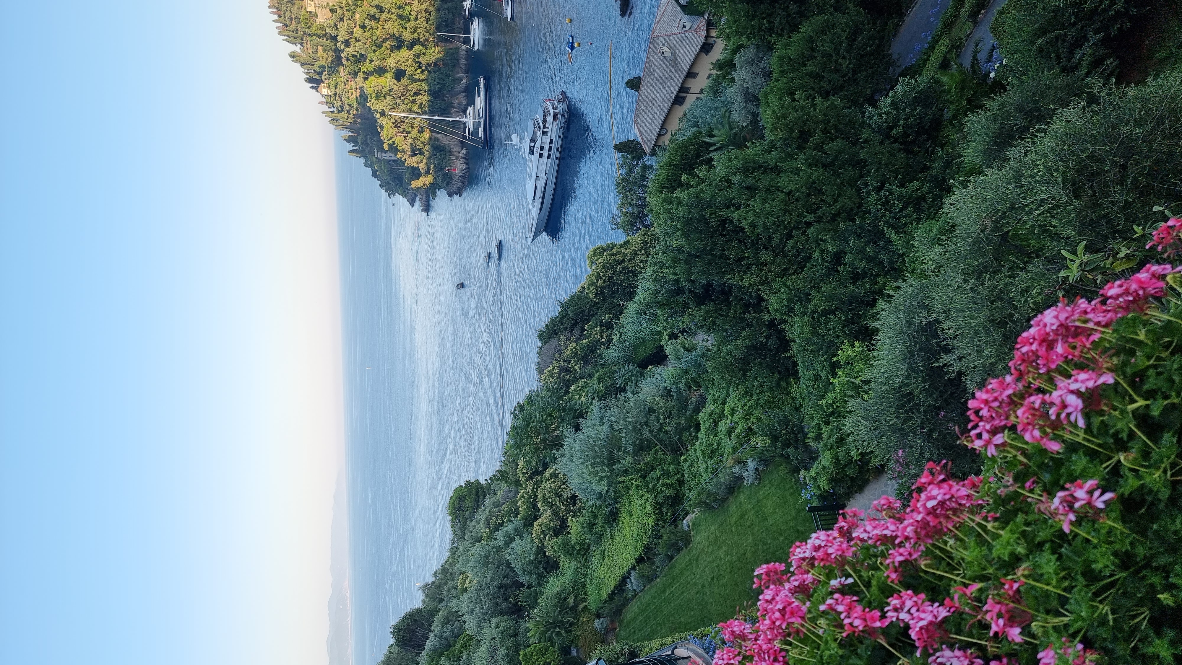 Portofino harbour at golden hour